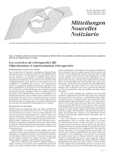 Schweizer Mitteilungen - September 2013